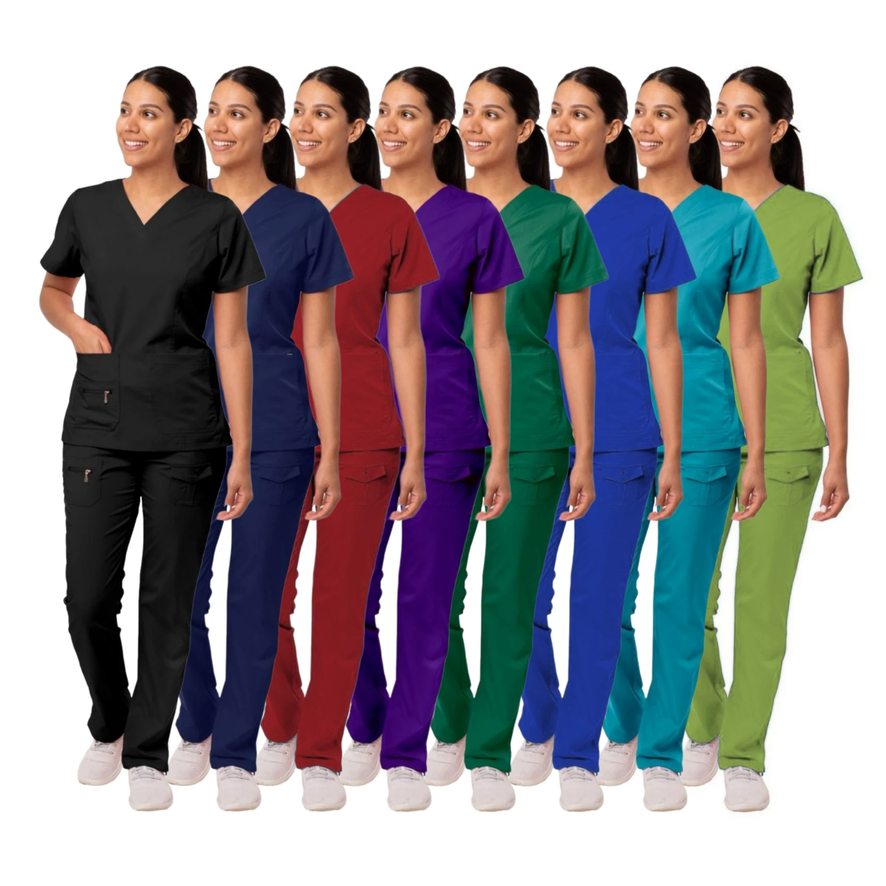 Vet Tech Accessories - الزي الجراحي الجديد للمرأة الدعك Medico