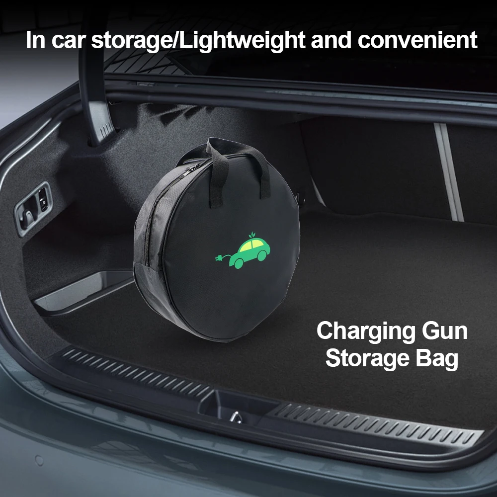 Cable Organizer Bag - حقيبة تخزين كابل شحن السيارة المستديرة