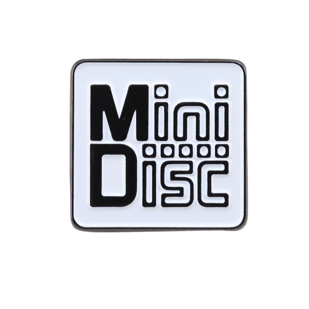 Tech Accessories Backpack - خمر MiniDisc MD شعار المينا دبوس
