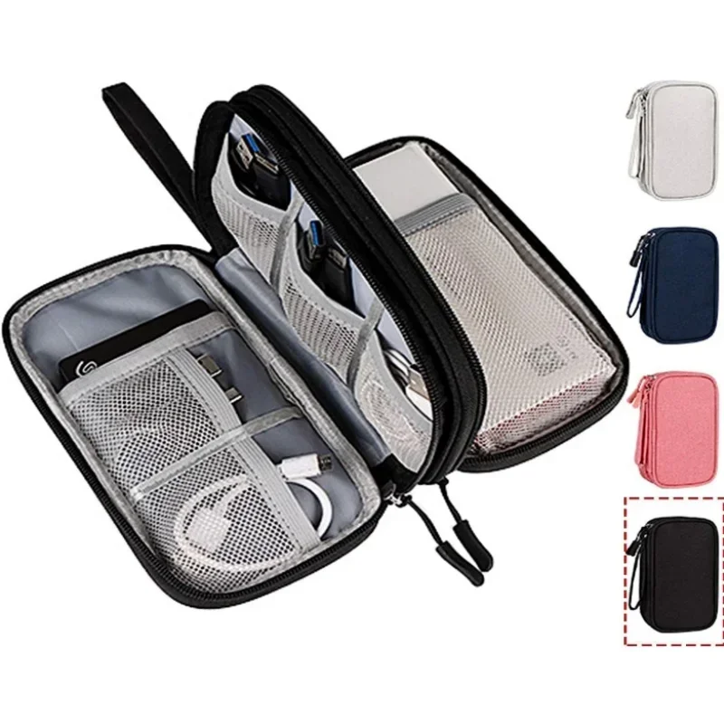 Cable Organizer Bag - حقيبة كابلات للسفر، حقيبة تخزين رقمية