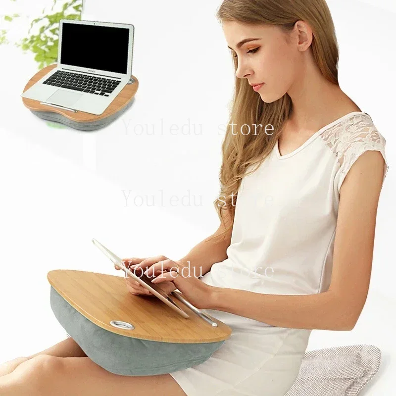 Laptop Stand Bamboo - جديد المحمولة الخيزران طاولة كمبيوتر محمول