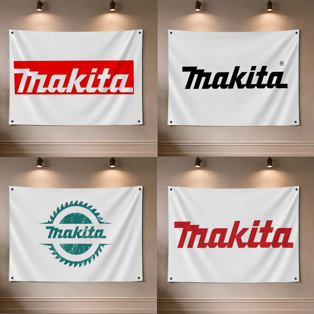Tech Room Accessories - أعلام بشعار أدوات M-Makitas لتزيين الغرف