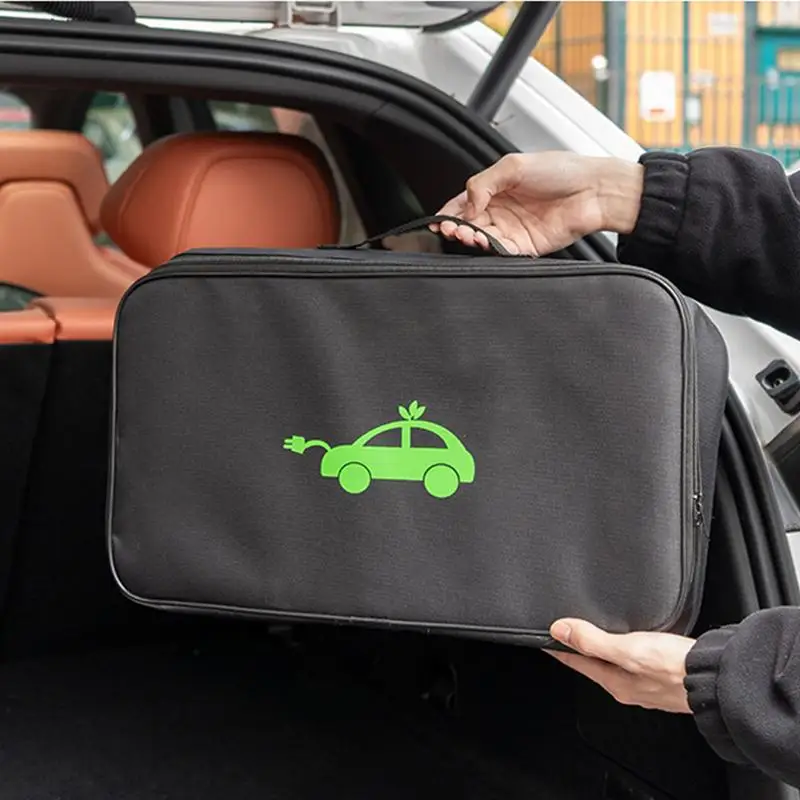 Cable Organizer Bag - حقيبة تخزين جديدة لشاحن السيارة، حقيبة
