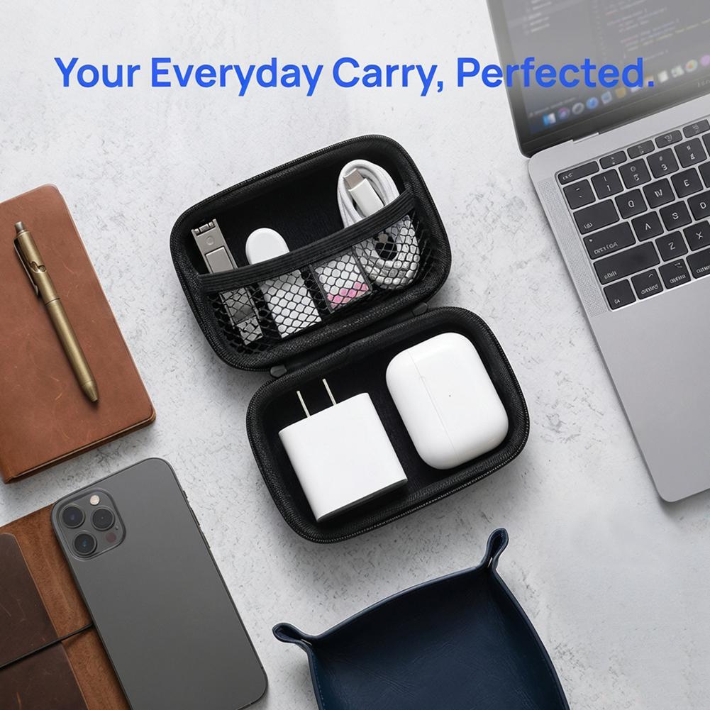 حقيبة سماعات رأس للأعمال، حقيب - مراجعة Cable Organizer Bag وسعره