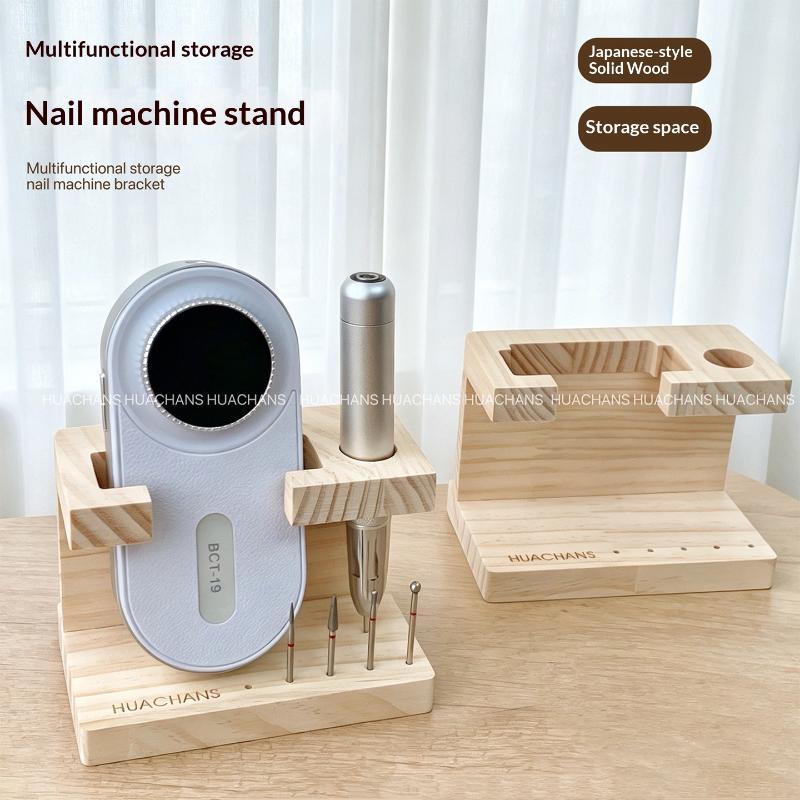 حامل خشبي لرؤوس أداة تزيين الأ - مراجعة Nail Tech Accessories وسعره