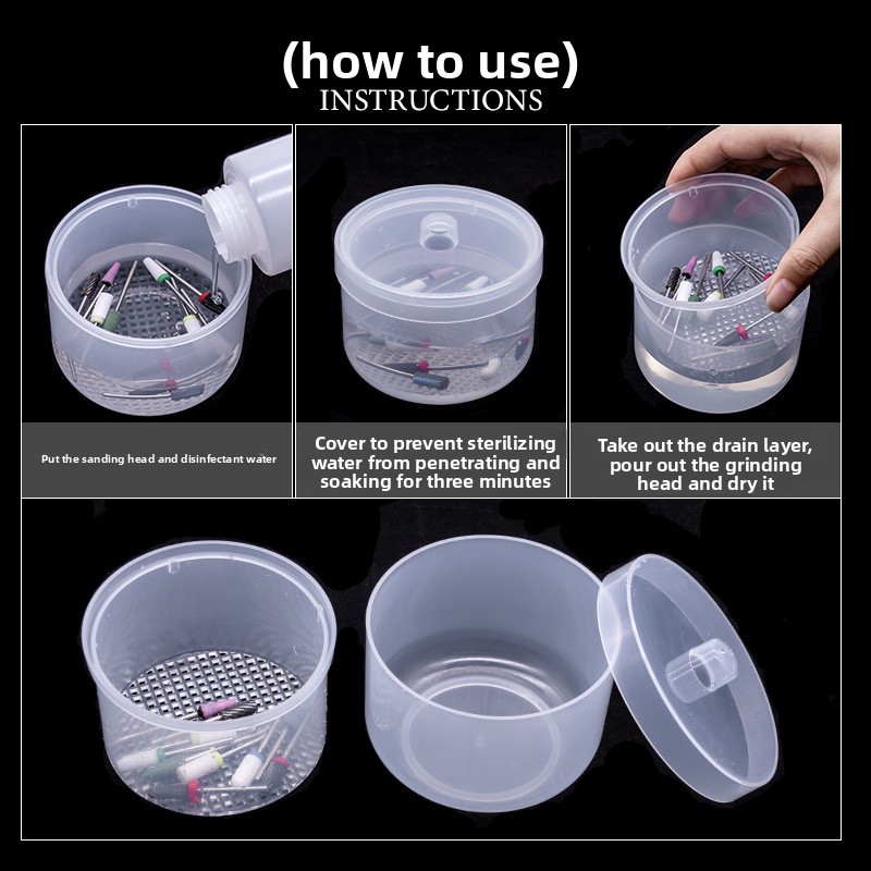 مسمار الفن لقمة ثقب رأس مطحنة  - مراجعة Nail Tech Accessories وسعره