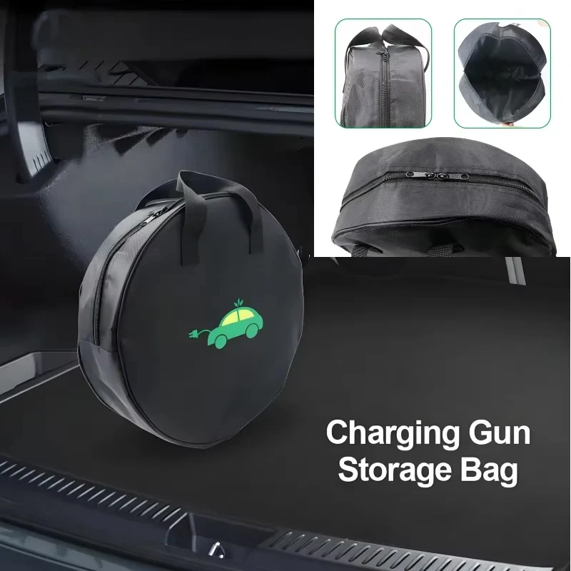 حقيبة تخزين كابل شحن السيارة ا - مراجعة Cable Organizer Bag وسعره