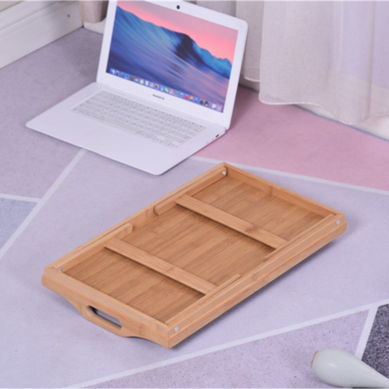 المحمولة الخيزران الخشب السرير - مراجعة Laptop Stand Bamboo وسعره