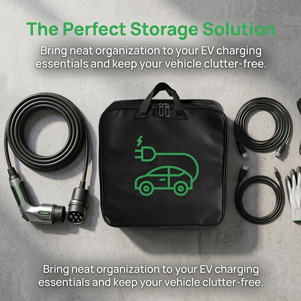 حقيبة تخزين جديدة لشاحن السيار - مراجعة Cable Organizer Bag وسعره
