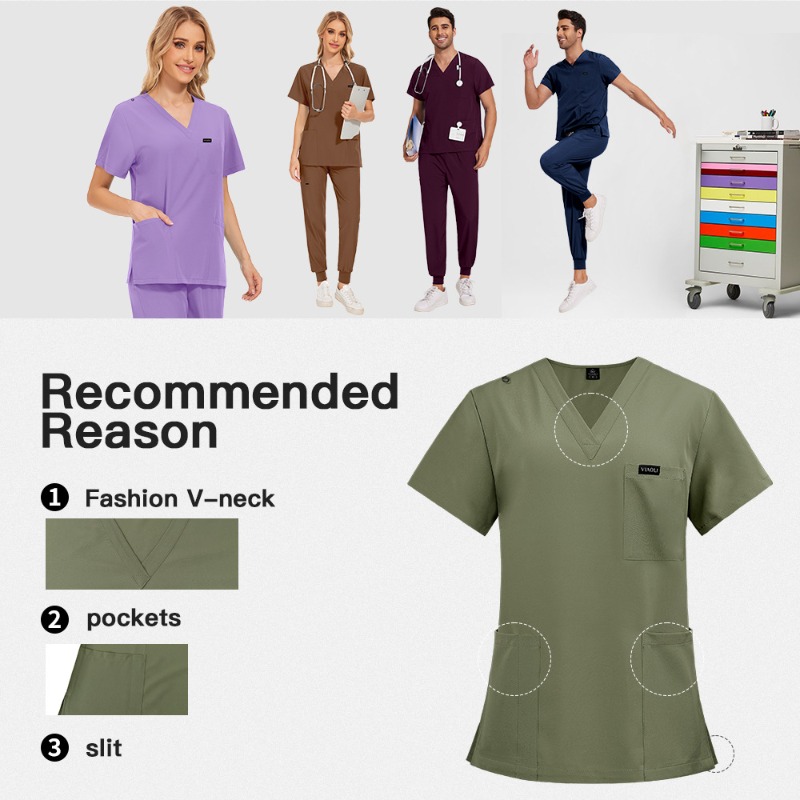 طقم ملابس طبية قصيرة الأكمام ل - مراجعة Vet Tech Accessories وسعره