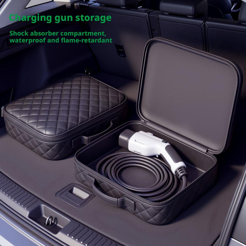 حقيبة تخزين كابل شحن السيارات  - مراجعة Cable Organizer Bag وسعره