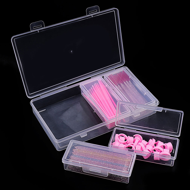 صندوق تخزين شفاف بأربع خانات م - مراجعة Nail Tech Accessories وسعره