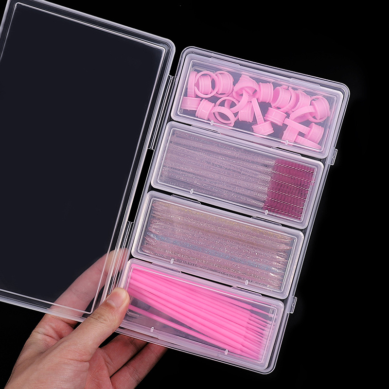 صندوق تخزين شفاف بأربع خانات م - مراجعة Nail Tech Accessories وسعره