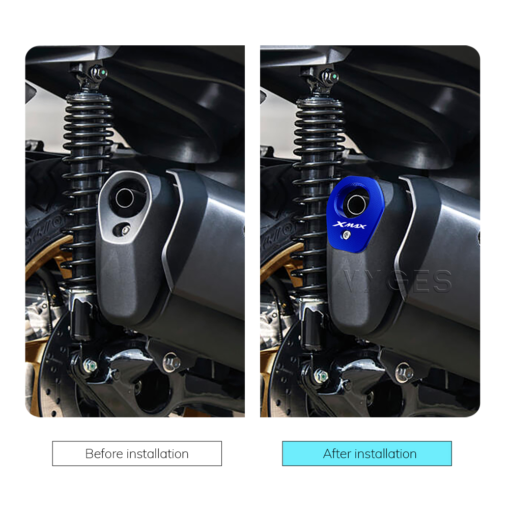 دراجة نارية الملحقات العادم ال - مراجعة Xmax Tech Max Accessories وسعره