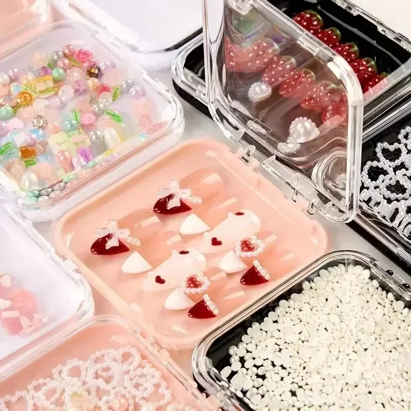 10 قطعة صناديق أكريليك لتخزين  - مراجعة Nail Tech Accessories وسعره